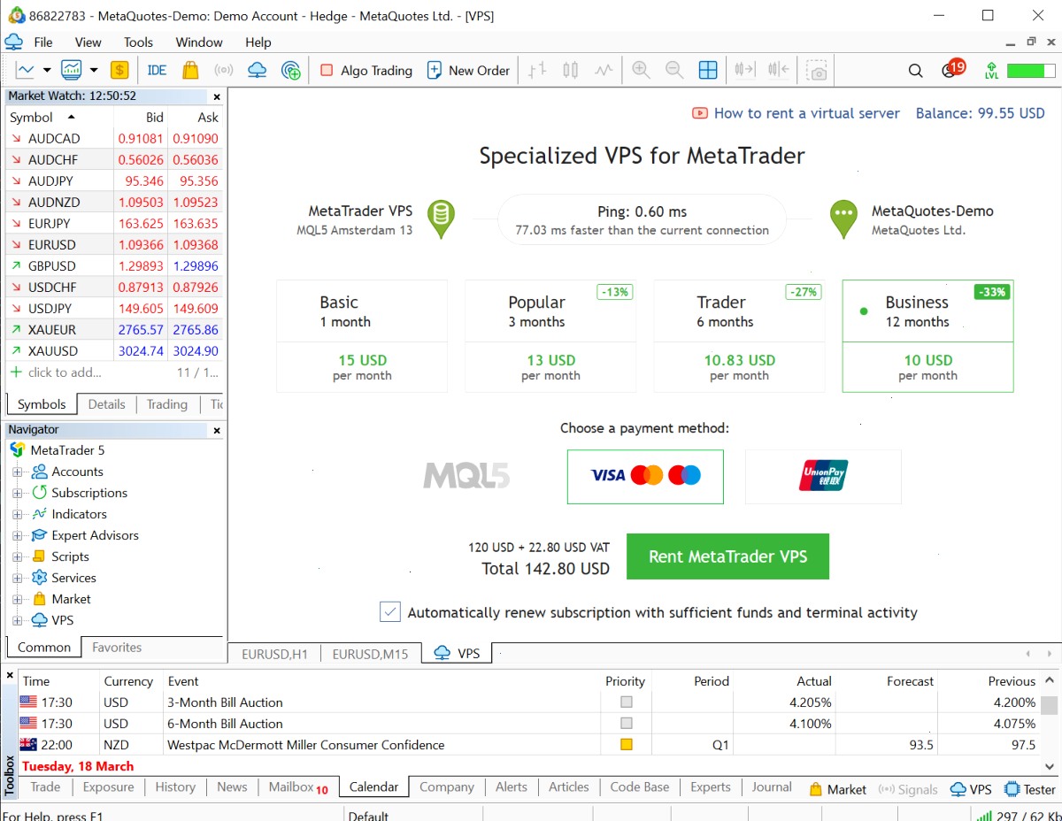 新增了 12 个月 VPS 租赁选项